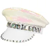 Image de Boland 33021 Sandy Candy Bonnet avec paillettes réversibles et pierres précieuses Rock-Star, punk-Lady, chapeau de déguisement, carnaval, fête à thème