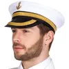Image de Boland 44367 - Casquette Capitaine Nicholas, chapeau avec galons dorés et ancre, couvre-chef, équipage, costume, carnaval, fête à thème
