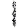 Image de Boland 52656 Boa à plumes, noir et blanc, longueur environ 180 cm, accessoire charleston, style années 20, pour costume, carnaval, fête à thème