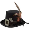 Image de Boland 54501 Chapeau Plumepunk ,Noir,Taille unique