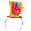 Image de Boland 55510 - Serre-tête Blossom, Tiare avec mini chapeau, Accessoires de déguisement pour carnaval, anniversaire ou fête à thème, Chapeau de clown, Accessoire pour costumes de carnaval