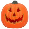 Image de Boland 72321 Citrouille LED, taille 20 cm, avec piles, lumière LED, décoration pour Halloween, carnaval ou fête à thème, orange