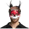 Image de Boland - Masque Voodoo, Masque tête de mort, Accessoires pour déguisements, carnaval, fête de carnaval et Halloween