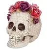 Image de Boland 72290 - Seau tête de mort, 16 x 13 cm, accessoire de déguisement pour Halloween, décoration de fête, décoration d'horreur pour le carnaval et la fête à thème
