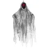Image de Boland - 73096 - Fantôme sans Visage Suspendu avec LED, 36 cm, Piles incluses, Yeux Lumineux, déco de fête, déco d'horreur pour Halloween