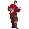 Image de Boland - Costume Midnight Clown, combinaison avec col, hommes, horreur, clown, psychopathe, Halloween, carnaval, fête costumée