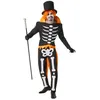 Image de Boland - Costume Groovy Skeleton pour homme | Chapeau, chemise, pantalon, costume pour homme, Halloween, carnaval et soirée à thème, squelette