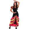 Image de Boland - Costume adulte danseuse de rumba, robe longue pour femme, espagnole, carnaval, fête à thème, EM, WM