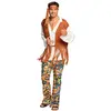 Image de Boland 83880 - Costume adulte Funky Fun, hippie, taille M, robe et bandeau, ensemble de costume, Flower Power, années 70, fête à thème, carnaval