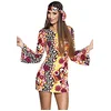 Image de Boland 83867 - Costume Groovy Girl - Robe et Bandeau pour Femme - Disco - Flower Power - Carnaval - Fête à thème