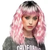 Image de Boland - 85096 - Perruque pour adultes, coiffure bicolore en cheveux synthétiques pour festivals, carnaval, accessoires pour costumes de carnaval
