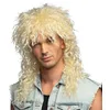Image de Boland - Perruque des années 80, longs cheveux synthétiques avec boucles, accessoire de costume, carnaval, soirée à thème
