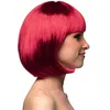 Image de Boland - Perruque cabaret, mi-longue, bob avec franges, cheveux synthétiques, coiffure, fête à thème, carnaval, soirée déguisée, costume