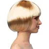 Image de Boland - Perruque cabaret, mi-longue, bob avec franges, cheveux synthétiques, coiffure, fête à thème, carnaval, soirée déguisée, costume