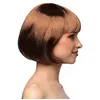 Image de Boland - Perruque cabaret, mi-longue, bob avec franges, cheveux synthétiques, coiffure, fête à thème, carnaval, soirée déguisée, costume