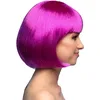 Image de Boland - Perruque cabaret, mi-longue, bob avec franges, cheveux synthétiques, coiffure, fête à thème, carnaval, soirée déguisée, costume
