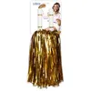 Image de Boland - Pompons Metallic, 2 pièces, Accessoires pour déguisements, Cheerleader, Fan, Accessoire pour fête à thème, carnaval et JGA