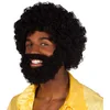 Image de AEC - PE768 - Déguisement - Perruque Rufus avec Barbe et Moustaches Noires - Taille Unique