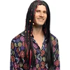 Image de Boland 86368 - Perruque Flower Power pour adultes, coiffure synthétique pour costumes de carnaval, accessoires de costumes pour carnaval, fête à thème ou JGA