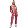 Image de Boland - Costume survêtement femme disco, tenue de camping, tenue de jogging, tenue des années 80, costume de groupe, fête à thème, carnaval