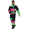 Image de Boland - Combinaison de ski pour hommes, déguisement pour une fête à thème, Halloween ou le carnaval, déguisement des années 80
