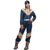 Image de Boland - Combinaison de ski pour femmes, déguisement pour une fête à thème, Halloween ou le carnaval, déguisement des années 80