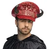 Image de Boland 97093 - Chapeau de diable à paillettes, chapeau à cornes pour déguisements, Halloween, carnaval ou fêtes à thème, déguisement de diable