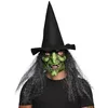 Image de Boland - 97608 - Masque de sorcière en latex avec capuche, pour adultes, masque pour déguisements de carnaval, accessoires pour costumes, carnaval ou Halloween