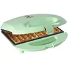 Image de Bestron Gaufrier pour Gaufres de Bruxelles, Gaufrier avec Revêtement Anti-Adhésif, Design Rétro, 700 Watts, Couleur: Menthe, Vert