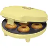 Image de Bestron Appareil à donuts au Design Rétro, Mini-Machine à Donuts pour 7 petits Donuts, inclut Témoin de Cuisson & Revêtement Antiadhésif, 700 Watts, Sweet Dreams Collection, Couleur: Jaune