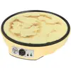 Image de Bestron Crêpière électrique au design rétro, Sweet Dreams, Revêtement antiadhésif, Jaune, Ø 30 cm, 1000 W