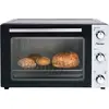 Image de Bestron Mini-four 2 en 1 avec rôtissoire, 45 litres, 1500 W, Inox, Noir