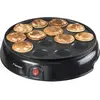 Image de Bestron Électrique Appareil à Poffertjes (Profiteroles) au Design Rétro, Mini Crêpier avec Revêtement Anti-Adhésif, Sweet Dreams, 800 Watts, Couleur: Noir
