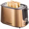 Image de Bestron grille-pain, Toaster pour 2 tranches & avec 7 niveaux de brunissage, tiroir à miettes & support à petits pains, Copper Collection, 1000W, couleur: Cuivre