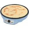 Image de Bestron crêpière electrique, machine a Crepe pour crêpes de Ø 30 cm, y compris distributeur de pâte & spatule à crêpes, avec revêtement antiadhésif, 1000 watts, couleur: Bleu