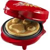 Image de Bestron Gaufrier Paw Patrol, mini gaufrier au design unique Paw Patrol, idéal pour les anniversaires d'enfants, Pâques et Noël, avec indicateur de cuisson, Ø10 cm, licence officielle, couleur: Rouge