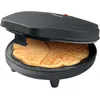 Image de Bestron Gaufrier pour gaufres classiques en forme de coeur, Gaufrier avec revêtement anti-adhésif pour gaufres en forme de coeur, Black Label Collection, 700 Watts, Couleur: Noir mat