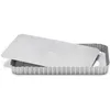Image de patisse 03568   Moule à tarte rectangulaire - Tourtière à fond amovible Silver-Top - gris argenté - 32x22cm