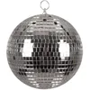 Image de Boland - Boule Brillante diamètre env. 20 cm Disco Fever, décoration de fête ou de Nouvel an, décoration Suspendue, Argenté