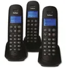 Image de Profoon PDX - Téléphone DECT 300 - Téléphone sans Fil - Compatible Gap : Extensible - Compatible avec Les Aides auditives - Fonction Mains-Libres - Annuaire - Noir