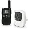 Image de Alecto DBX80BK - Babyphone - Écoute-bébé avec portée de 3km - Rechargeable et Fonction VOX - Noir/Blanc