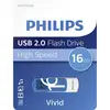 Image de Philips VIVID Clé USB 16 GB bleu FM16FD05B/00 USB 2.0