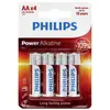 Image de Philips Power LR6 Pile LR6 (AA) alcaline(s) 1.5 V 4 pc(s)