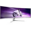 Image de PHILIPS Evnia 49M2C8900 - Moniteur de Jeu incurvé OLED DQHD 49 Pouces, 240 Hertz, 0,03 ms GtG, HDR400, Ambiglow (5120x1440, HDMI 2.1, DisplayPort 1.4, USB-C, Hub USB) Blanc