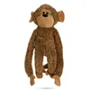 Image de Karlie BZ Plush Monkey Vik Dog Toy Brown, 40 x 20 x 13 cm