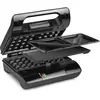 Image de Princess 117002 Gril compact 3 en 1-3 Sets de plaques Amovibles - 700 W - Noir