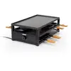 Image de Princess 01.162655.01.001 Appareil à raclette 8 poêlons, revêtement anti-adhésif noir