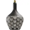 Image de CALEX Versailles Noir Baroque - Zwart - Lampe LED - Ø 215 mm - Culot E27-5 W 1800 K 30 lm - Label énergétique C