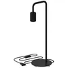 Image de CALEX Lampe de Table U-Line, 53 cm de Hauteur, Noir, culot E27, Sans Ampoule, Style Industriel, câble 1.5m avec interrupteur