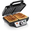 Image de Tristar gaufrier Noir, Acier Inoxydable - 2 gaufres - 1 000 W - WF-2195